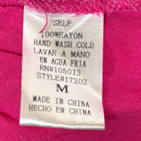 ANDREE BY UNIT Pink Ruffled Flutter Sleeve Blouse - Picture 4 of 4